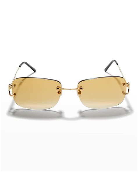 buy cartier mens sunglasses|cartier rimless sunglasses men's.